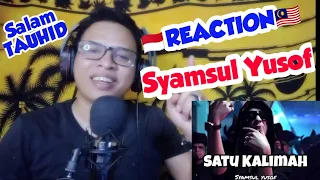 Download REACTION SYAMSUL YUSOF Satu Kalimah Official Music Video HD 720p MP3