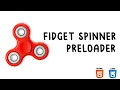 Fidget Spinner Preloader CSS Animated Loaders NoorHUB