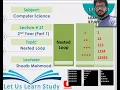 Nested loop Part 1 Working Examples ICS 2nd Year