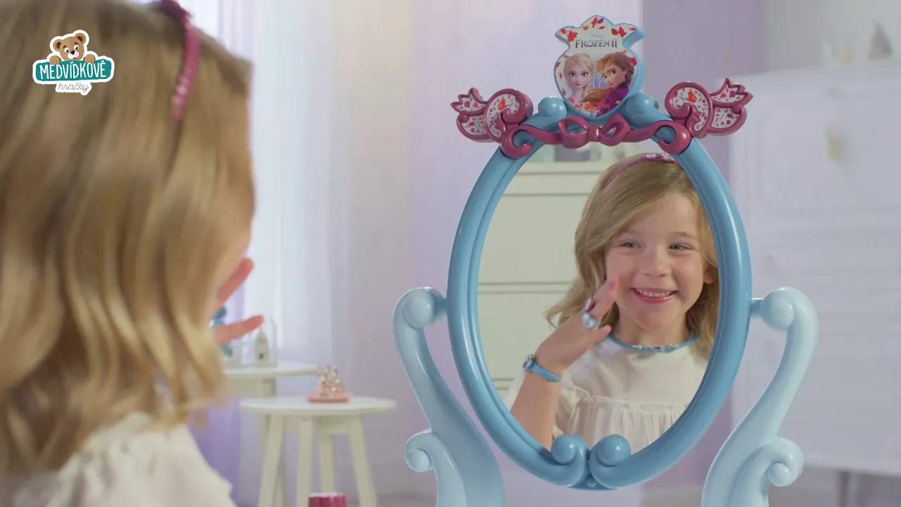 Nádobí a doplňky do kuchyňky - Servírovací vozík s čajovou soupravou Disney Frozen Smoby - 4