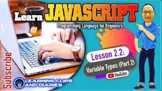 Learn JavaScript Lesson 2 2 Variable Types Part 2 Programming for Beginners