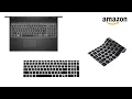 Laptop Keyboard Skin Cover 15 6 inch Hp Pavilion Laptops Saco Black
