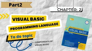 Visual Basic Programing Chapter 2 Part 2 visual basic in IDE VB6 0