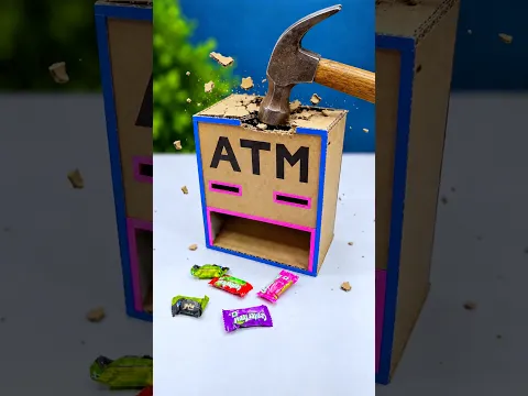 Cardboard ka Candy Machine Ko Tor Diya | Science Project For 8th Class | Science Experiment #shorts