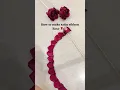 Download Lagu How to make satin ribbon rose 🌹 #crafterparul #diy #artandcraft #youtube #youtubeshorts #rose