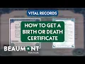 How To Get a Birth or Death Certificate City of Beaumont