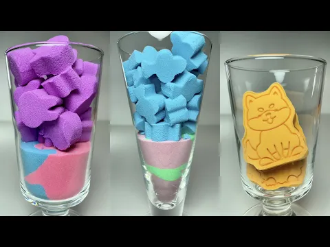 Kinetic Sand ASMR, Drop and squish,Very Satisfying and Relaxing,