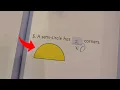 How many corners does a semi-circle have