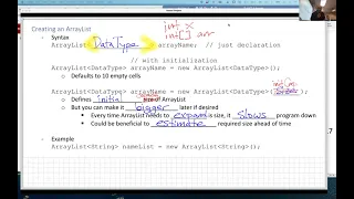 Java ArrayList Intro - Part 1