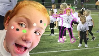 Download ADLEY CAN DANCE!! She Learns a fun Halftime Routine and performs at my OLD SCHOOL 😱 MP3
