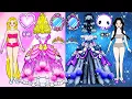 Download Lagu Học Làm Búp Bê Giấy - Em Xinh Rapunzel \u0026 Wednesday Trang Điểm Và Làm Tóc Melody - Câu Chuyện Barbie