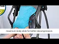Teeter FitSpine LX9 Inversion Table Deluxe Easy-to-Reach Ankle Lock Back Pain Relief Kit FDA-Regi