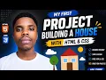 Building a House Using Only HTML CSS Beginner Project