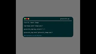 Python PIL - Convert image to grayscale