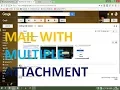 Send mail with multiple attachments in Php