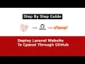 Deploy Laravel Website to Cpanel From Github - Step by Step Guide