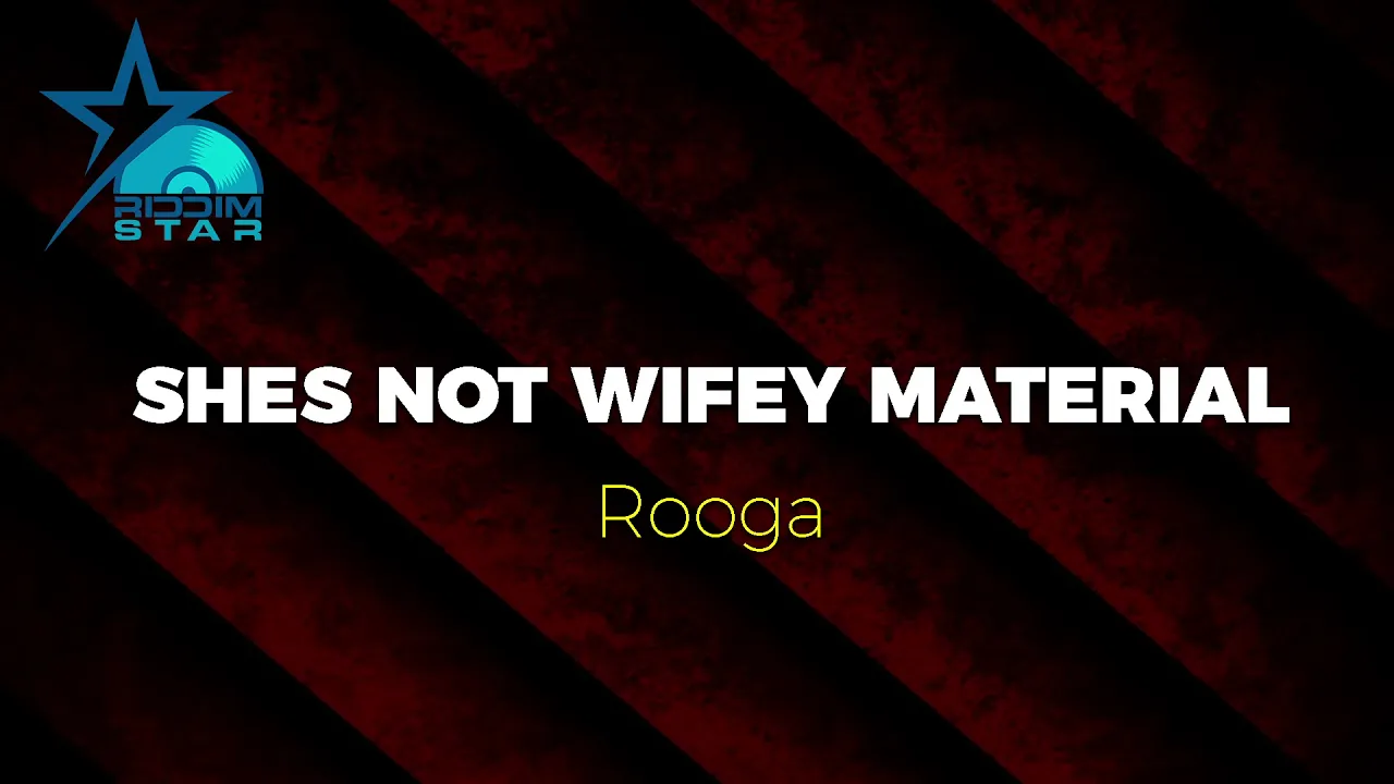 Rooga - Shes not wifey material