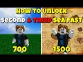 How to Unlock Second Third Sea FAST in Blox Fruits Full Guide