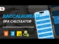 GPA Calculator Morocco Build with HTML CSS JavaScript Web to APK