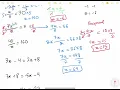 Algebra Course Lesson 2 Basics of solving linear equations finding the value of a variable