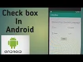 Lec 12 Checkbox in Android for begineers Study With Engineers