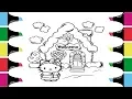 Hello Kitty Coloring Pages Christmas Coloring Page for Kids