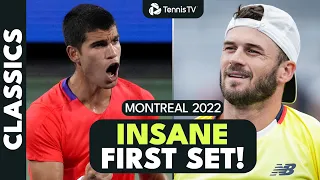 Carlos Alcaraz vs Tommy Paul EPIC First Set! | Montreal 2022