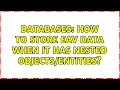 Databases How To Store EAV Data When It Has Nested