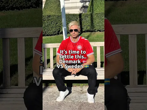 Denmark VS Sweden?! 🇩🇰🇸🇪 #denmark #sweden #danish #swedish #fyp #viral #dansk #svensk #rivalry