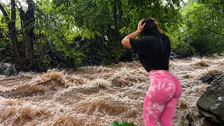 QUEDÉ ATRAPADA POR EL RÍO 😨 (Video Real)