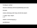 Dictionary Methods clear copy fromkeys and get