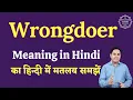 Wrongdoer meaning in Hindi Wrongdoer ka matlab kya hota hai English to hindi