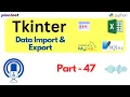How to Use Pandas with Tkinter for data import export Step-by-Step Python Tutorial