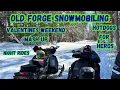 Old Forge Snowmobiling Hotdogs For Heros Valentines Weekend