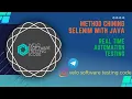 Method Chaining Selenium with java real time automation testing