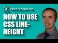 How To Use CSS line-height