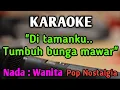 Download Lagu BUNGA MAWAR - KARAOKE || NADA WANITA CEWEK || Novia Kolopaking || Tetty Kadi || Live Keyboard