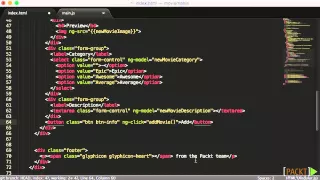 Introducing AngularJS Adding Interactions to the Template packtpub com