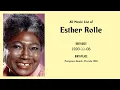 Esther Rolle Movies list Esther Rolle Filmography of Esther Rolle