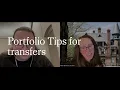 Portfolio Tips for transfers RISD Undergraduate Admissions 2025-2026