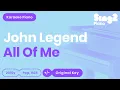 Download Lagu John Legend - All of Me (Karaoke Piano)
