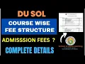 Download Lagu DU SOL ADMISSION Fees | DU SOL New Admission Fee Details Course Wise | SOL Fee Structure Admission