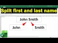 Separate First and Last Names in Excel 4 Methods
