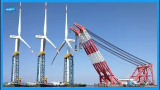 LARGEST WIND FARM: Production \u0026 Construction Process. Satisfying Electricity Products Production