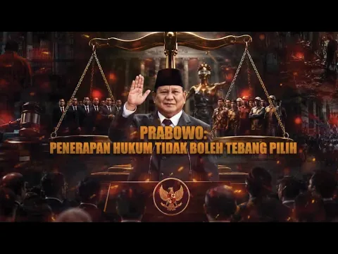 Prabowo: Penerapan Hukum Tidak Boleh Tebang Pilih