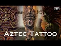 Aztec Warrior Skull Tattoo HIP