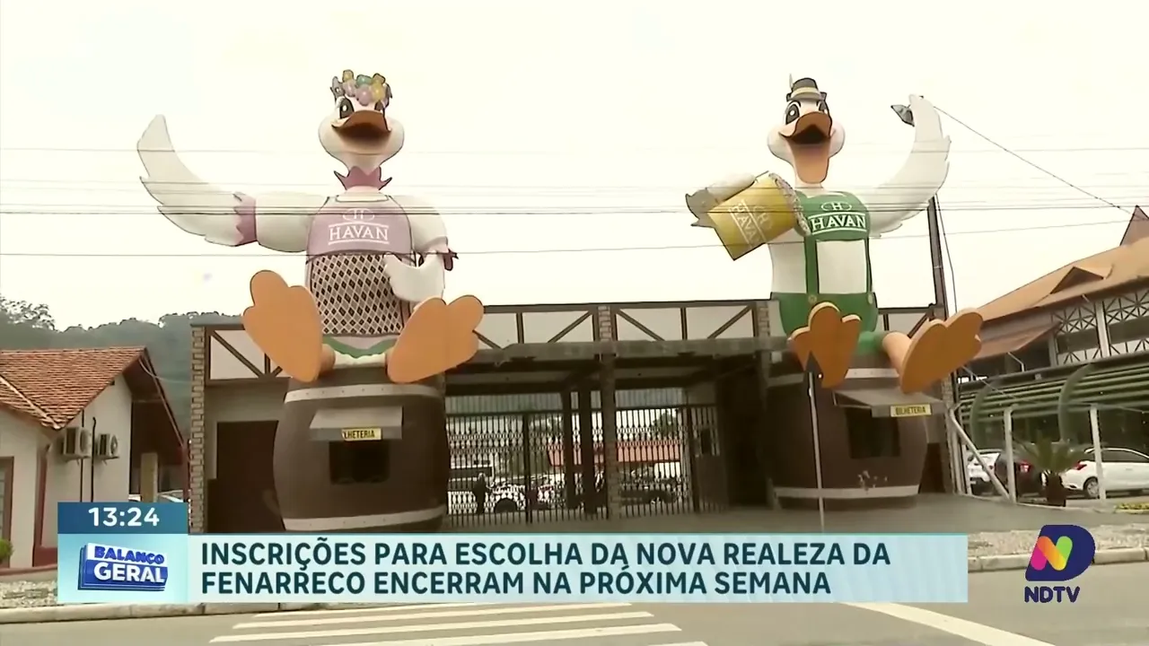 Últimos dias para inscrições da nova realeza da Fenarreco em Brusque