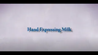 hand expressing milk