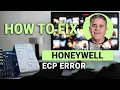 How To Fix Honeywell ECP Error Clear The Code Control