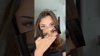 Huda lash map tutorial using Wosheer lashes